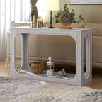 Console avec deux étagères ouvertes 47 l. x 15,6 p. x 30 h.