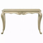 Table de canapé Royal Hampton, bois orné style classique européen champagne doré 52 pouces