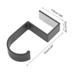 Support de casque de bureau en forme de D durable