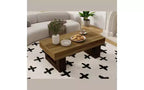 Table basse rectangulaire en bois de ferme