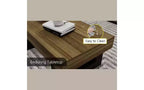 Table basse rectangulaire en bois de ferme