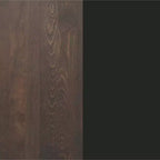 Plateau de table d'intérieur rectangulaire en bois massif avec pied de table double colonne 27 x 15 hauteur dîner