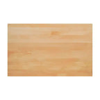 Plateau de table d'intérieur rectangulaire en bois massif avec pied de table double colonne 27 x 15 hauteur dîner