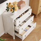 Commode à 3 tiroirs pour chambre, commode moderne, commode de rangement en bois pour salon, couloir, placard