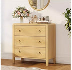 3 Drawer Dresser for Bedroom, Modern Closet Dressers Chest of Drawers, Wood Clothes Storage Dresser Chest for Living Room Hallway Closet