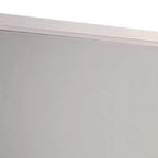 Miroir de coiffeuse, cadre en bois blanc de style moderne de 39 pouces