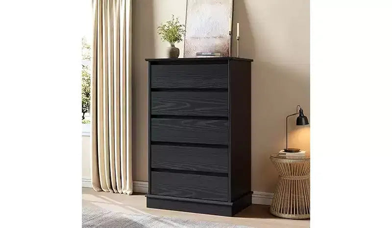 Commode à 5 tiroirs profonds et plateau large