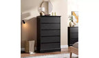 5 Drawer Dressers,Chest of Drawers with Deep Drawers,Large Double Dresser for Closet with Wide Top,Tall Wooden Dresser for Living Room, Bedroom