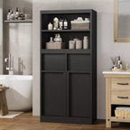 Acekool Tall Bathroom Cabinet , Storage Cabinet with Enclosed Shelves & Drawers for Bathroom or Kitchen
