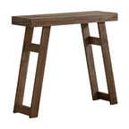 Console en bois massif de 36 pouces - Petite table d'entrée de style ferme moderne