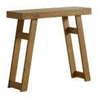 Console en bois massif de 36 pouces - Petite table d'entrée de style ferme moderne