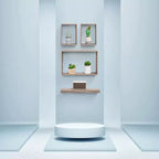 Étagère flottante en érable de 45 cm avec support invisible, fixation murale en bois pour salle de bain, chambre à coucher, décoration de cuisine, présentation de livres et de plantes, installation facile