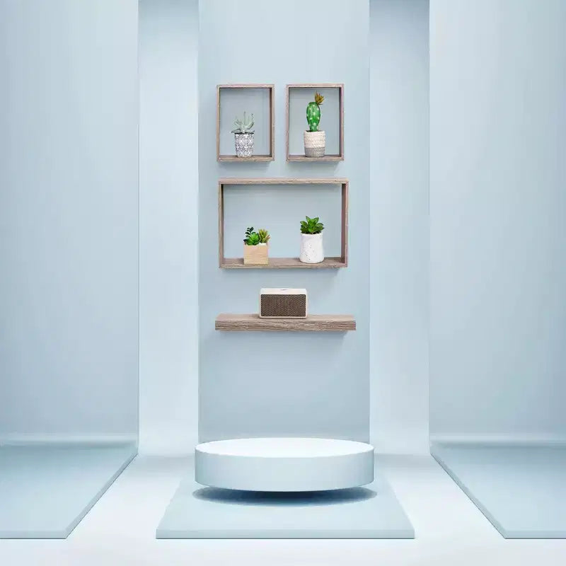 Étagère flottante en érable de 45 cm avec support invisible, fixation murale en bois pour salle de bain, chambre à coucher, décoration de cuisine, présentation de livres et de plantes, installation facile