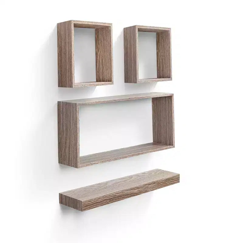 Étagère flottante en érable de 45 cm avec support invisible, fixation murale en bois pour salle de bain, chambre à coucher, décoration de cuisine, présentation de livres et de plantes, installation facile