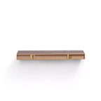 Étagère flottante en érable de 45 cm avec support invisible, fixation murale en bois pour salle de bain, chambre à coucher, décoration de cuisine, présentation de livres et de plantes, installation facile