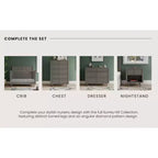 Commode 3 tiroirs pour chambre de bébé ou d'enfant
