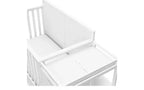 Lit de bébé évolutif avec tiroir et table à langer